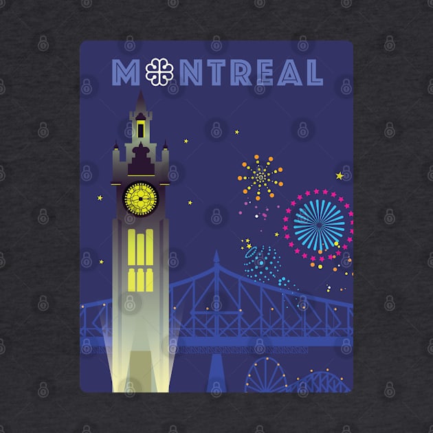 Montreal - Clock Tower by aglomeradesign